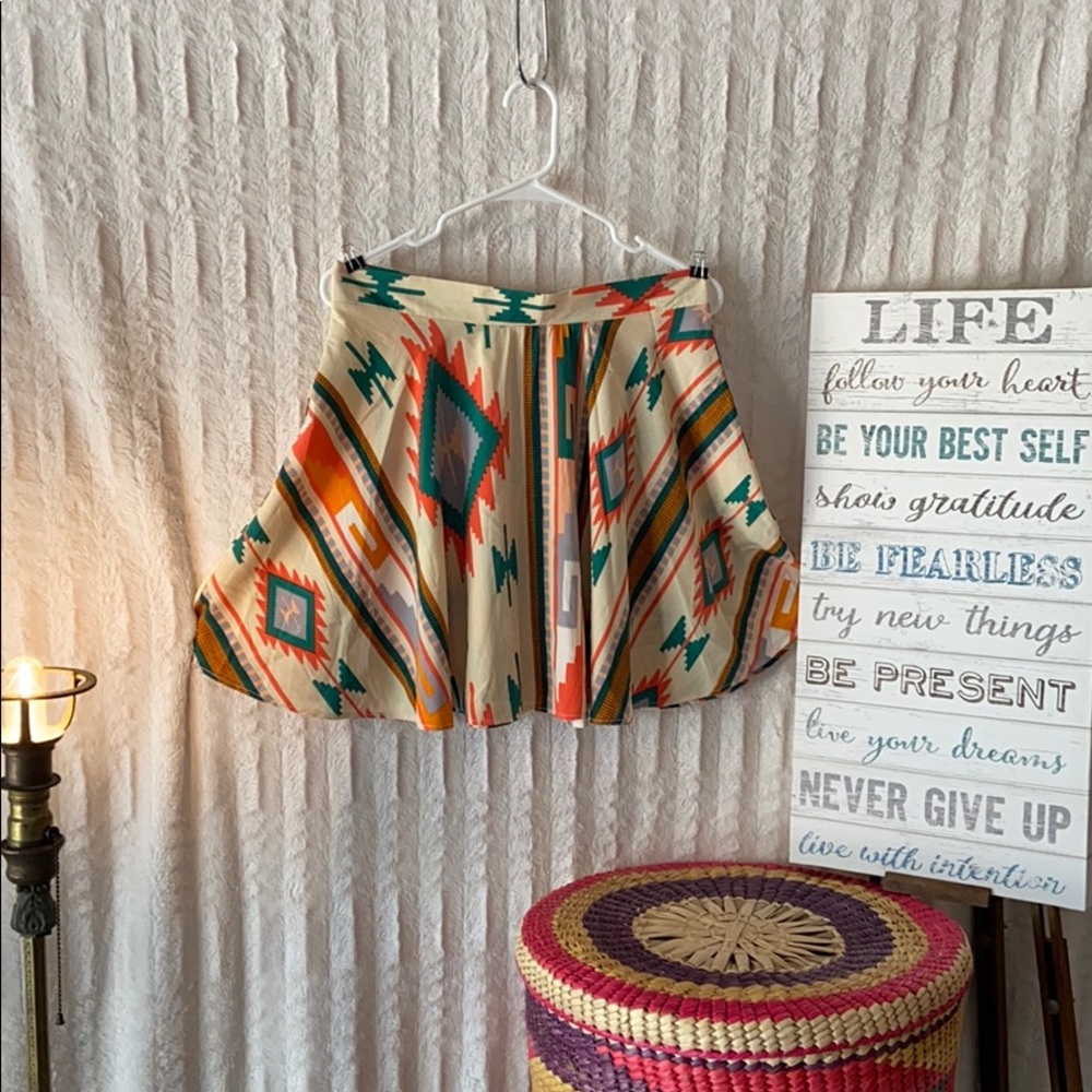 Short Aztec Skirt